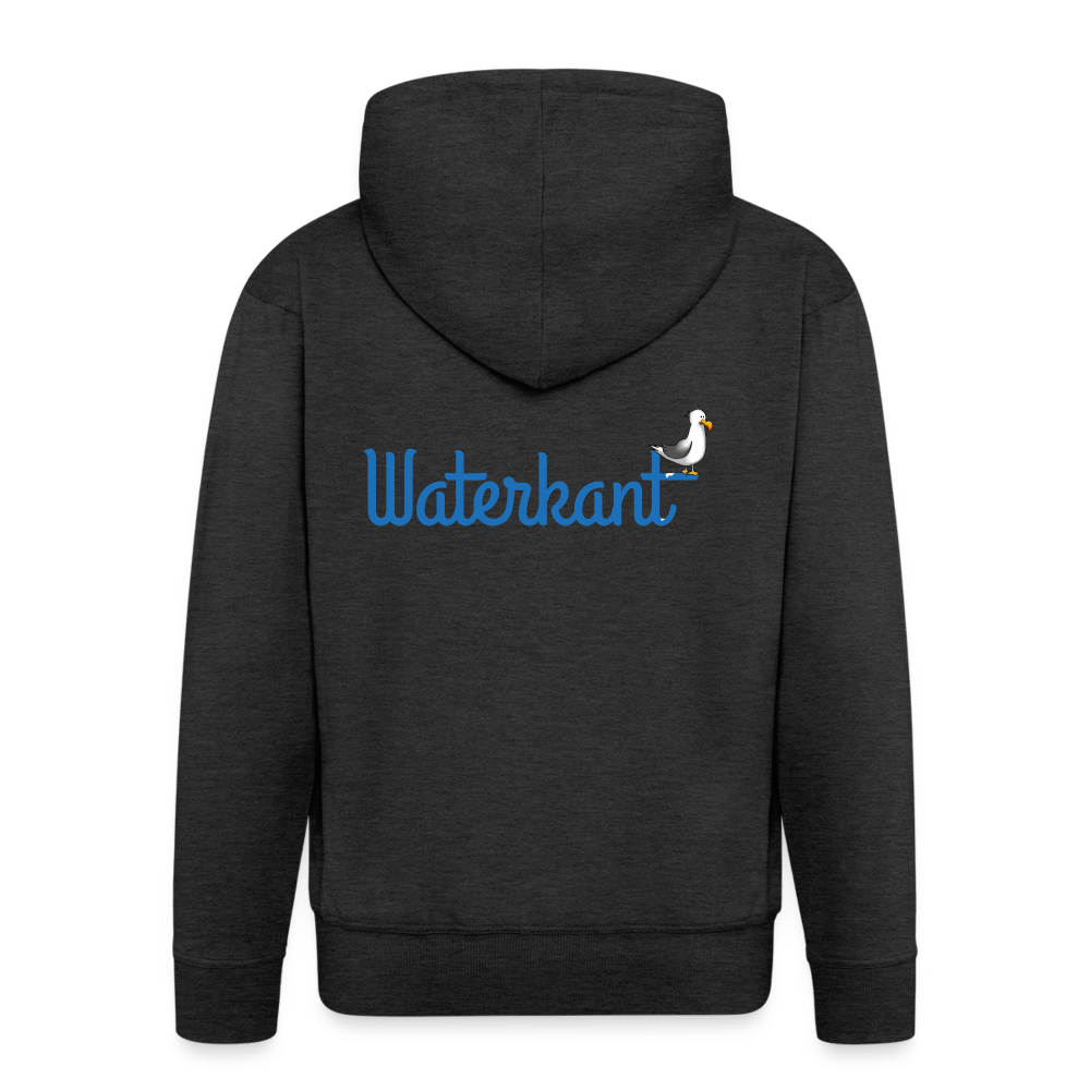 Männer Premium Kapuzenjacke - Waterkant - Anthrazit