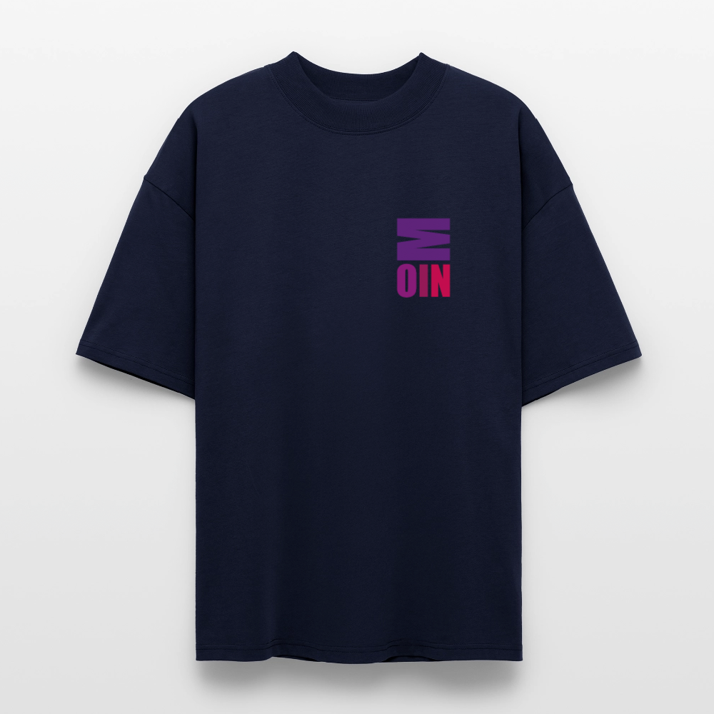 Unisex Oversize Bio-T-Shirt - Moin - Navy