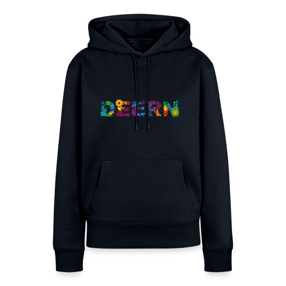 Damen Premium Hoodie - Deern - Navy