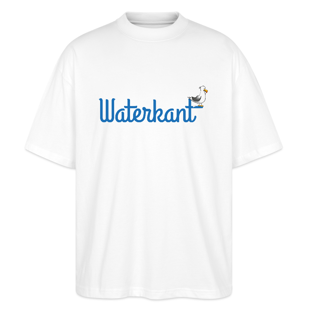 Unisex Oversize Bio-T-Shirt - Waterkant - Weiß