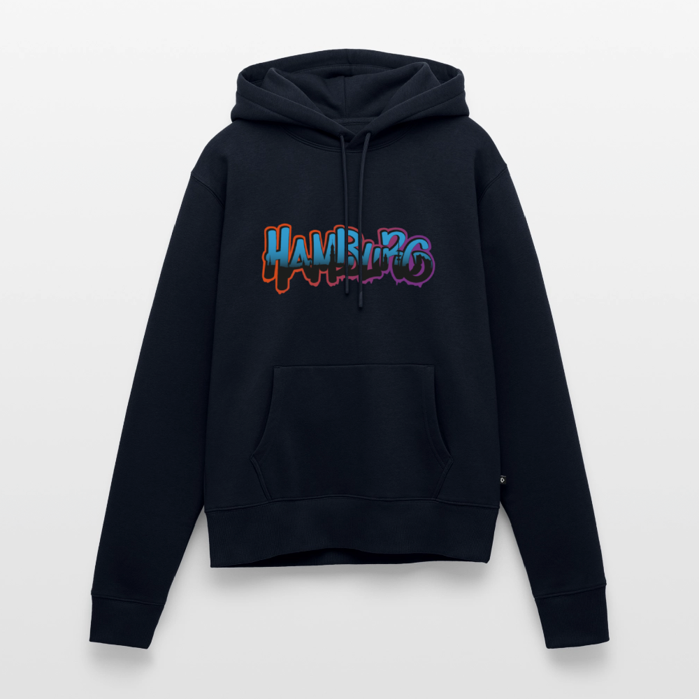 Damen Premium Hoodie - Hamburg - Navy