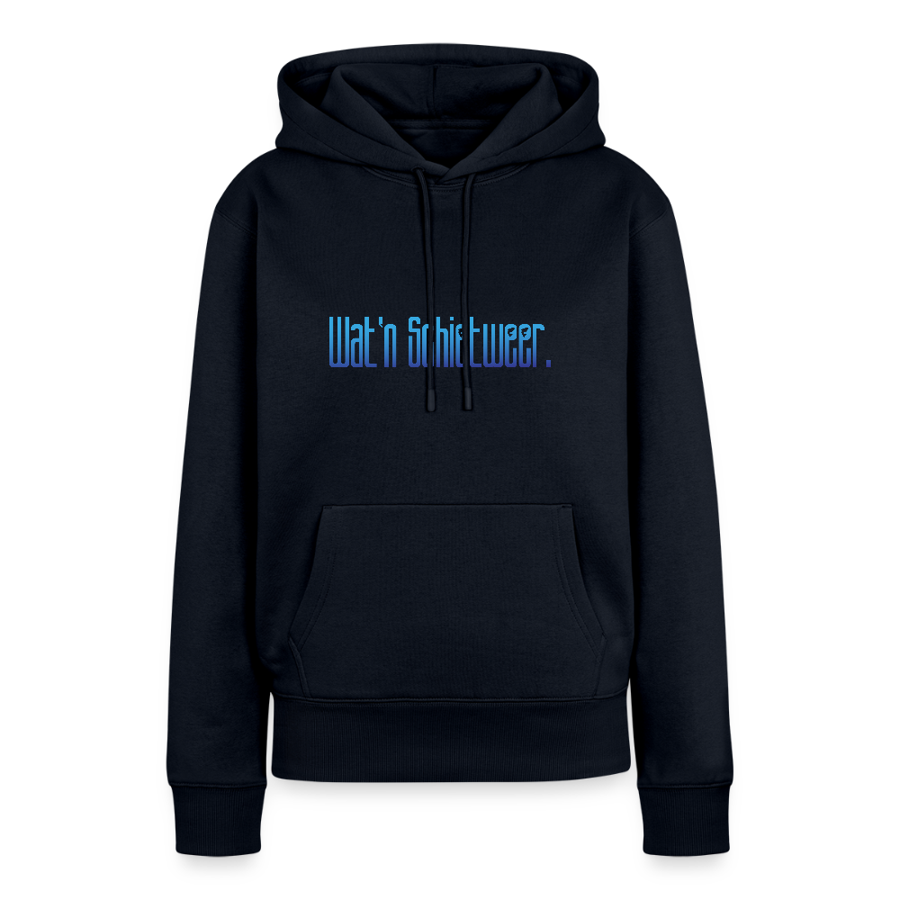 Damen Premium Hoodie - wat'n Schietweer - Navy