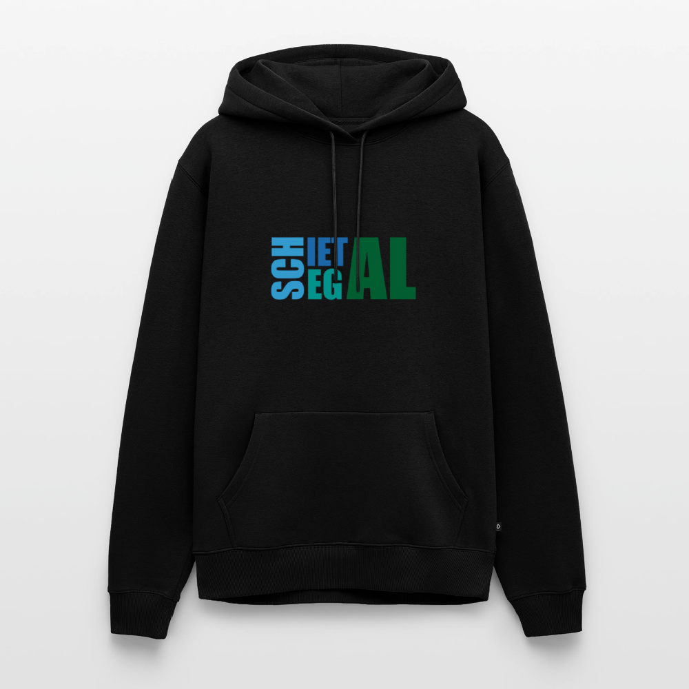 Herren Premium Hoodie - Schietegal - Schwarz