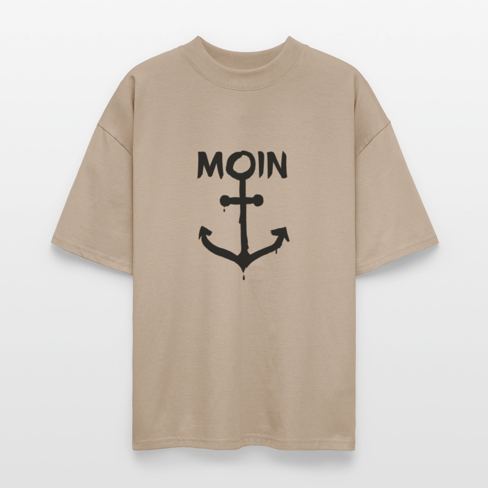 Unisex Oversize Bio-T-Shirt - Moin Anker - Steingrau