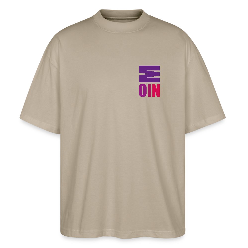Unisex Oversize Bio-T-Shirt - Moin - Steingrau