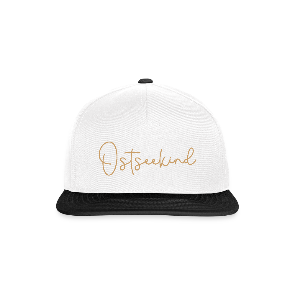 Snapback Cap - Ostseekind - Weiß/Schwarz