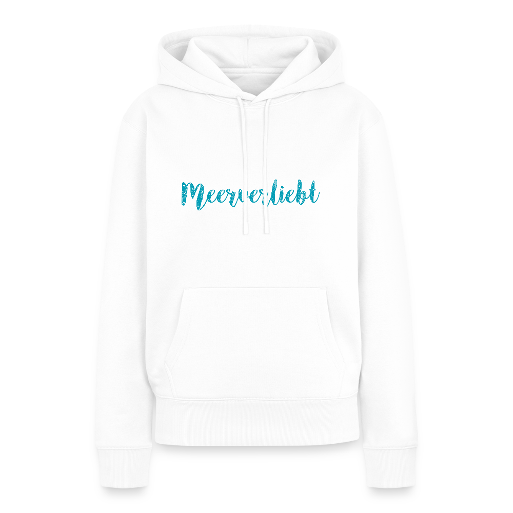 Damen Premium Hoodie - Meerverliebt - Weiß