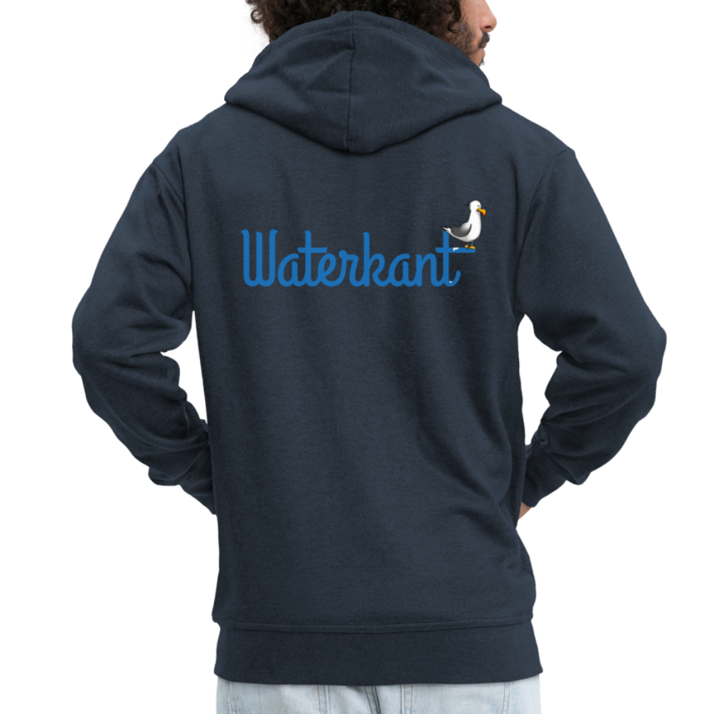 Männer Premium Kapuzenjacke - Waterkant - Navy