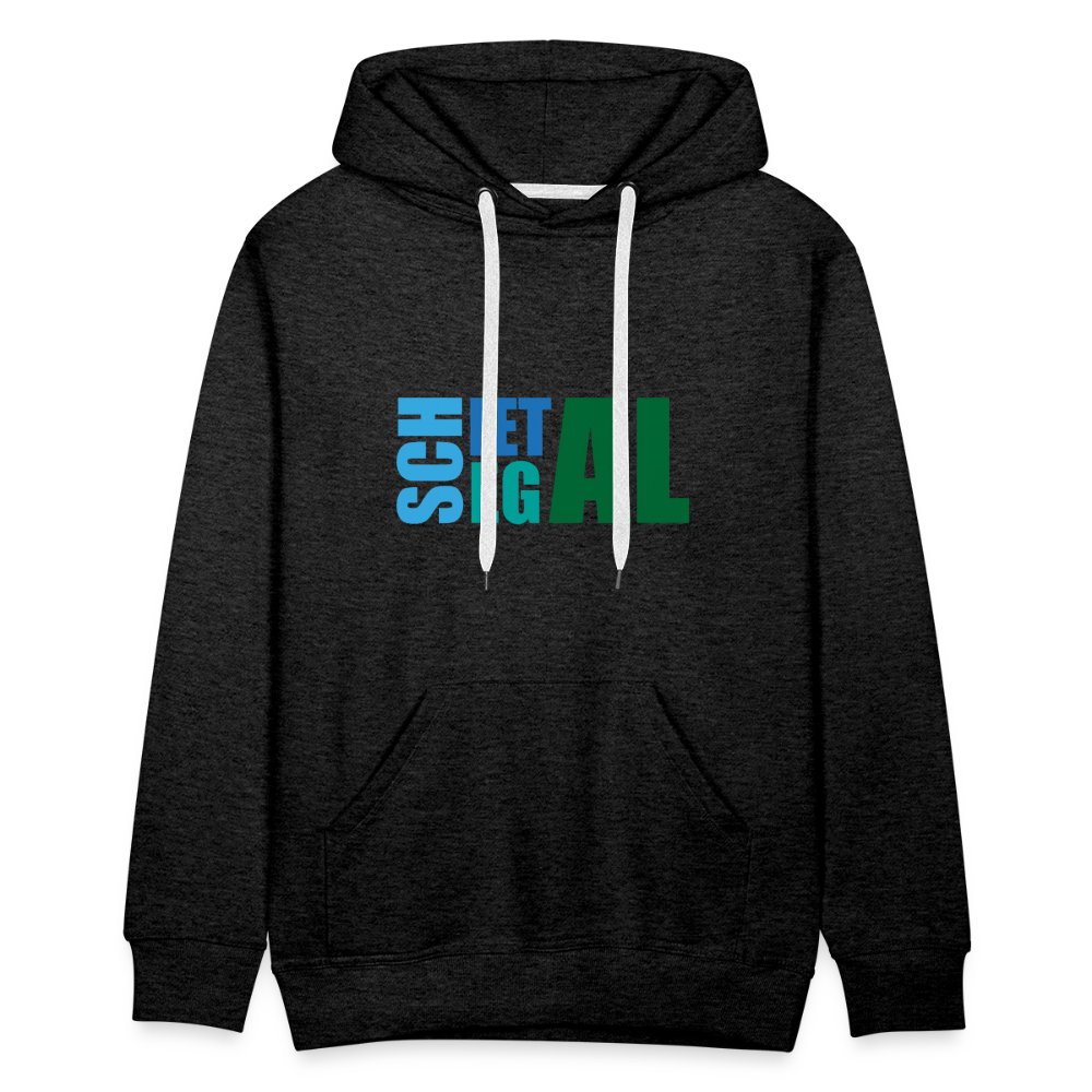 Männer Premium Hoodie - Schietegal - Anthrazit
