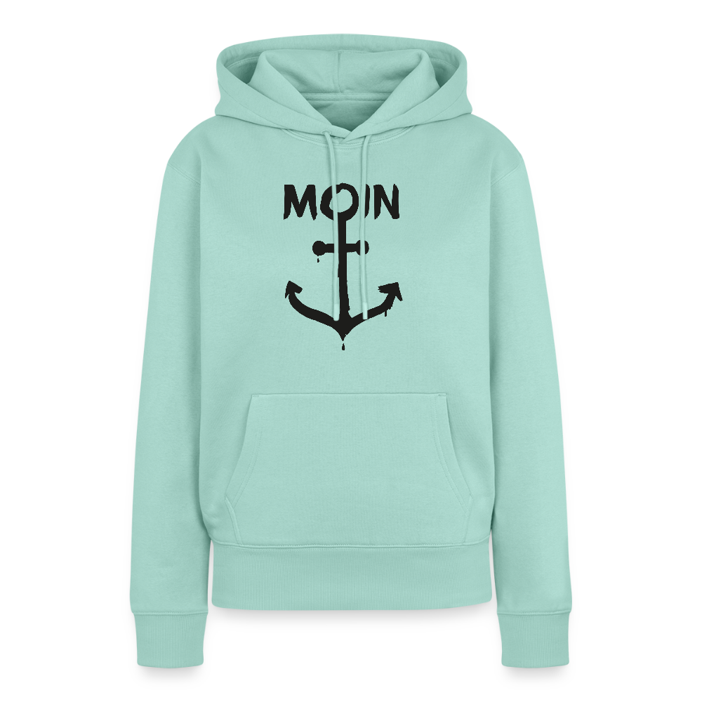 Damen Premium Hoodie - Moin Anker - Mint