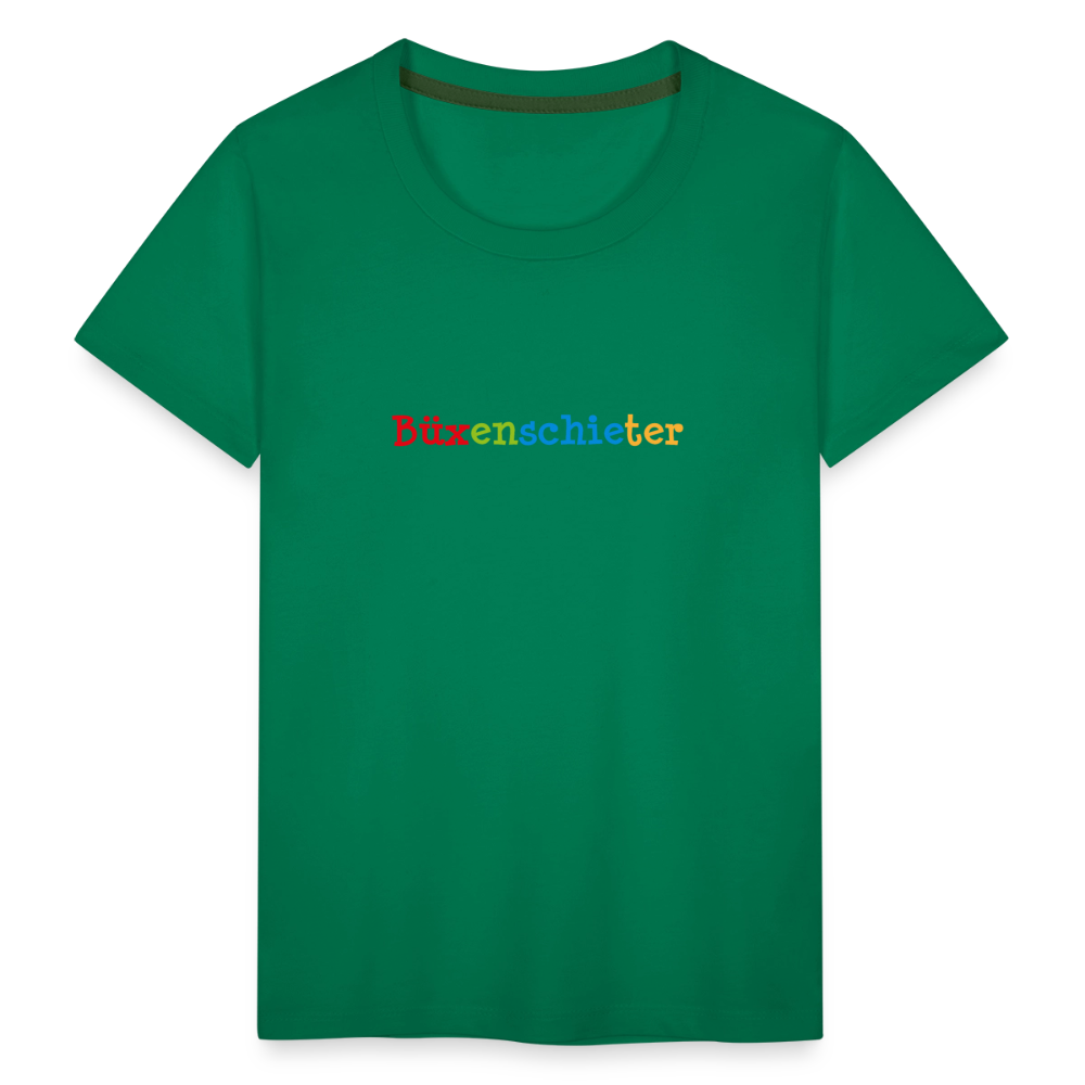 Kinder Premium T-Shirt - Büxenschieter - Kelly Green
