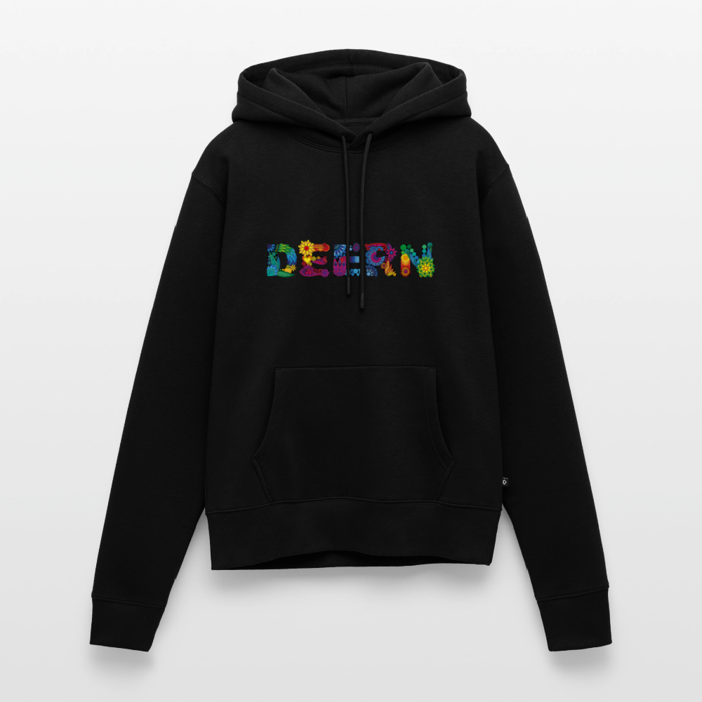 Damen Premium Hoodie - Deern - Schwarz