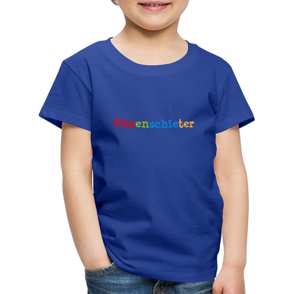 Kinder Premium T-Shirt - Büxenschieter - Königsblau