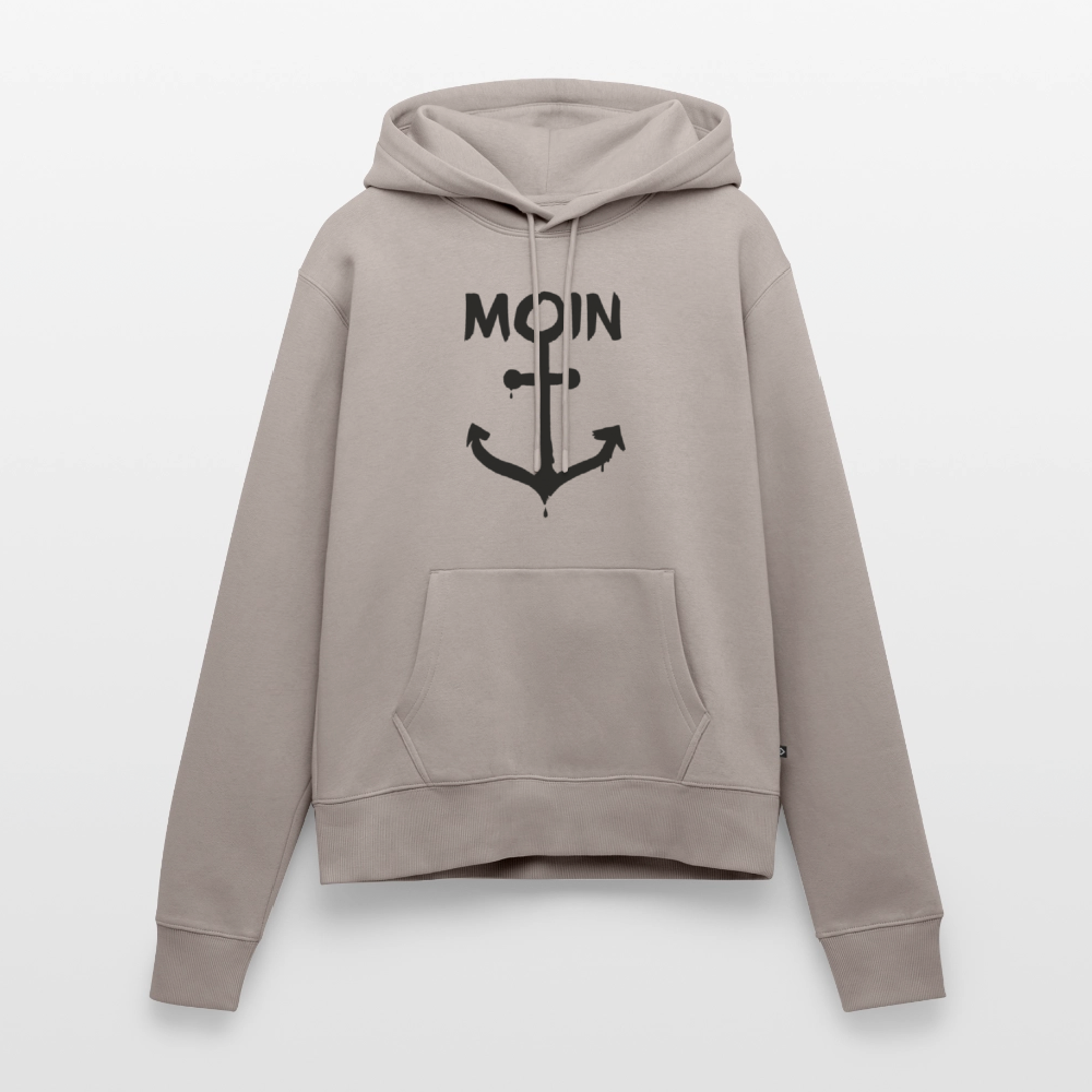 Damen Premium Hoodie - Moin Anker - Taupe