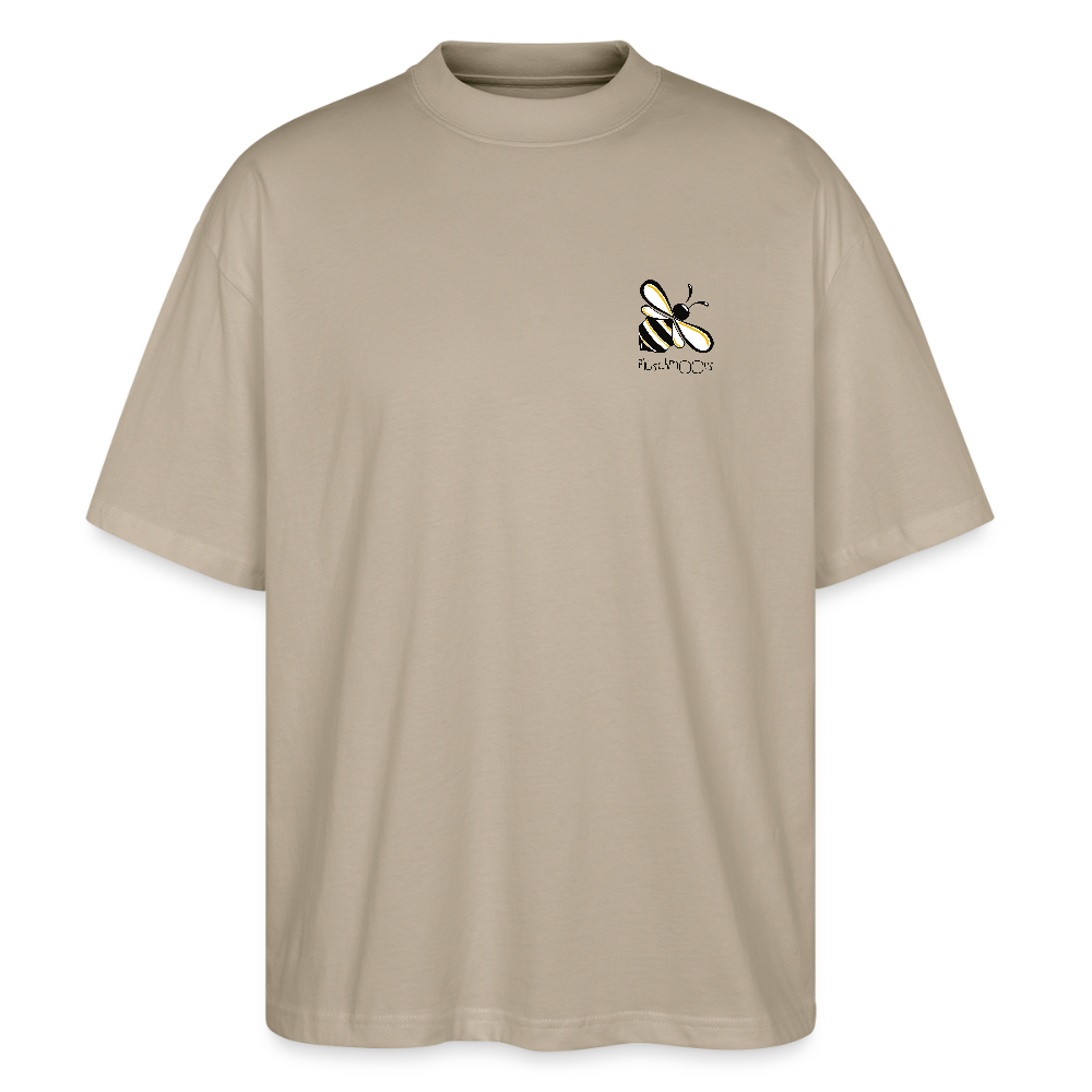 Unisex Oversize Bio-T-Shirt - Plüschmoors - Steingrau