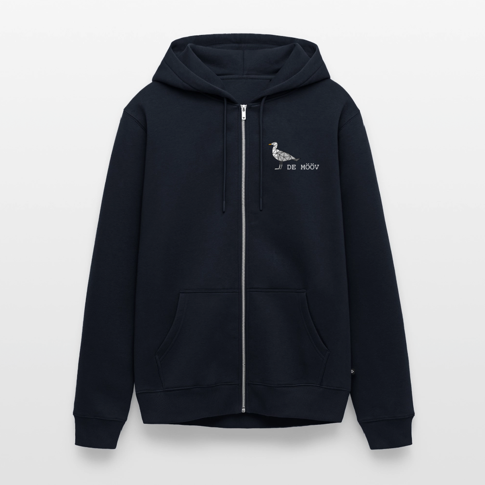 Herren Premium Kapuzenjacke - de Mööv (weiss) - Navy