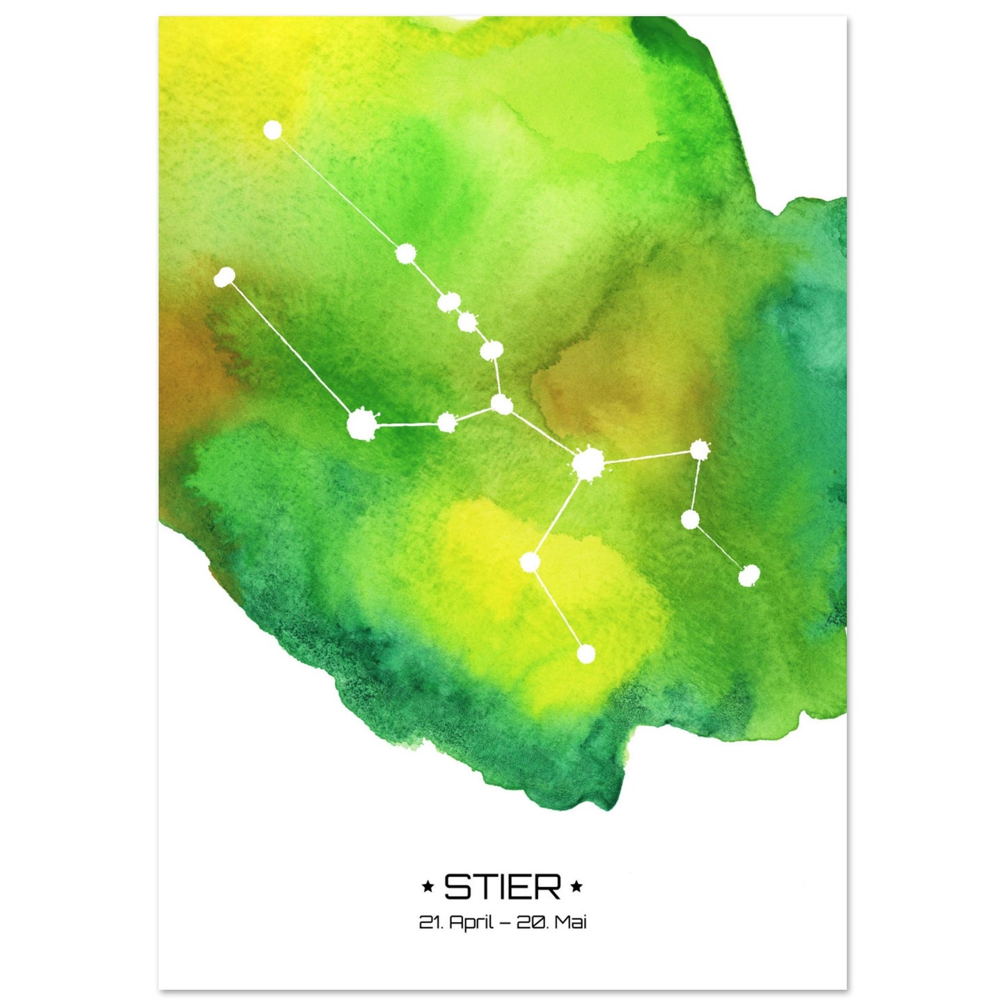 Poster Classic Matt - Sternzeichen Stier
