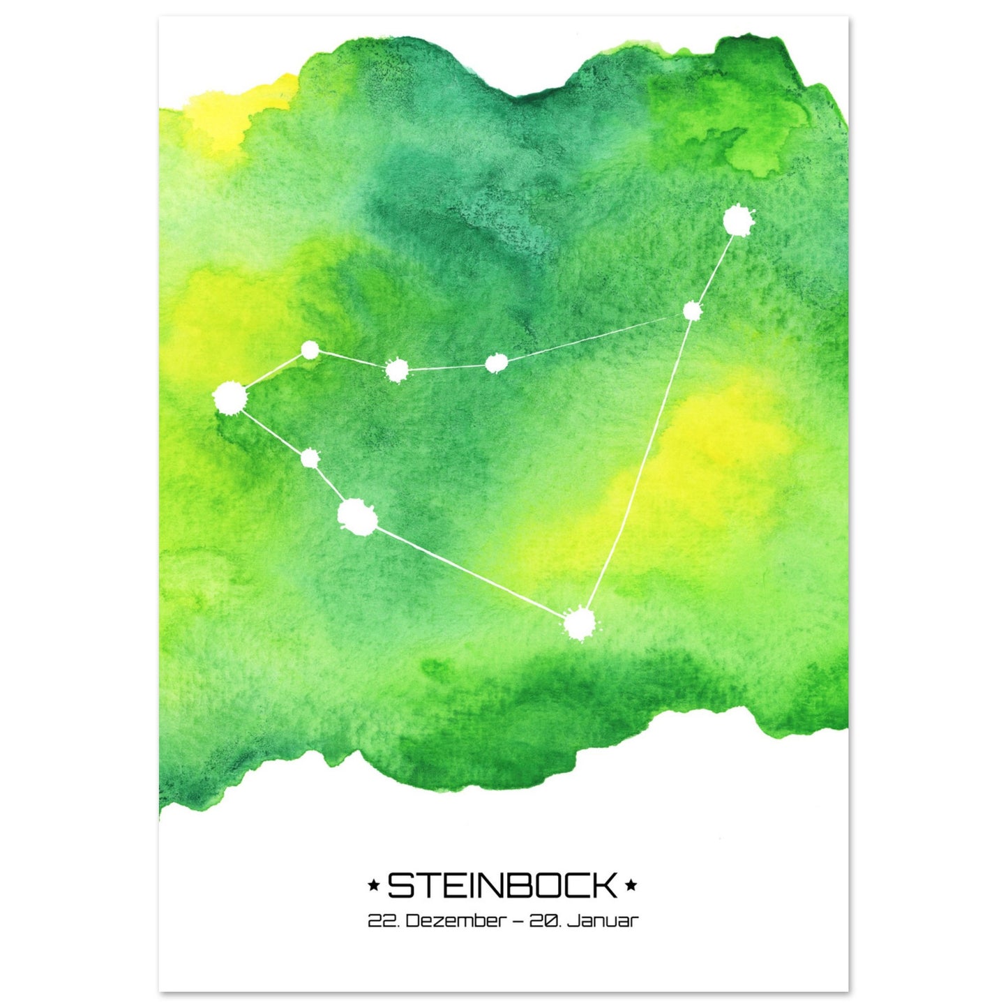 Poster Classic Matt - Sternzeichen Steinbock
