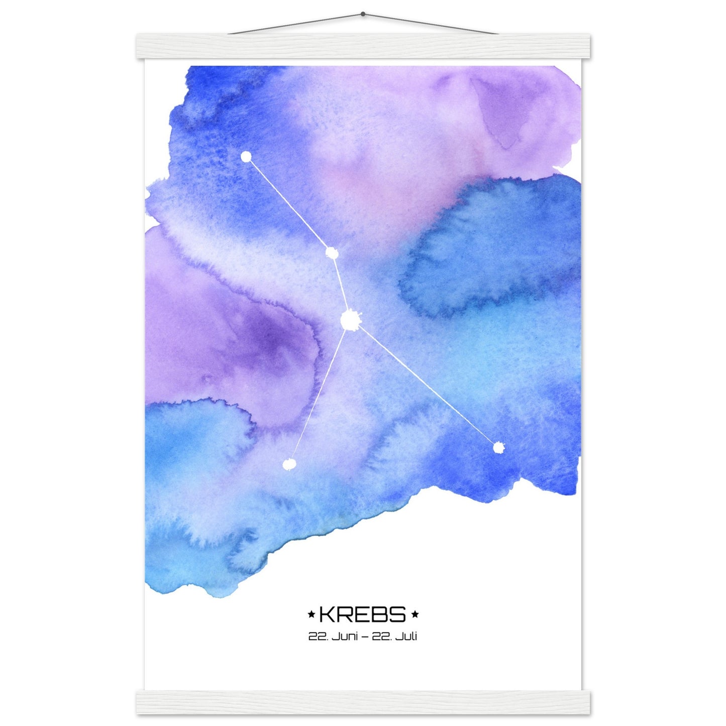 Poster Classic Matt mit Leiste - Sternzeiche Krebs