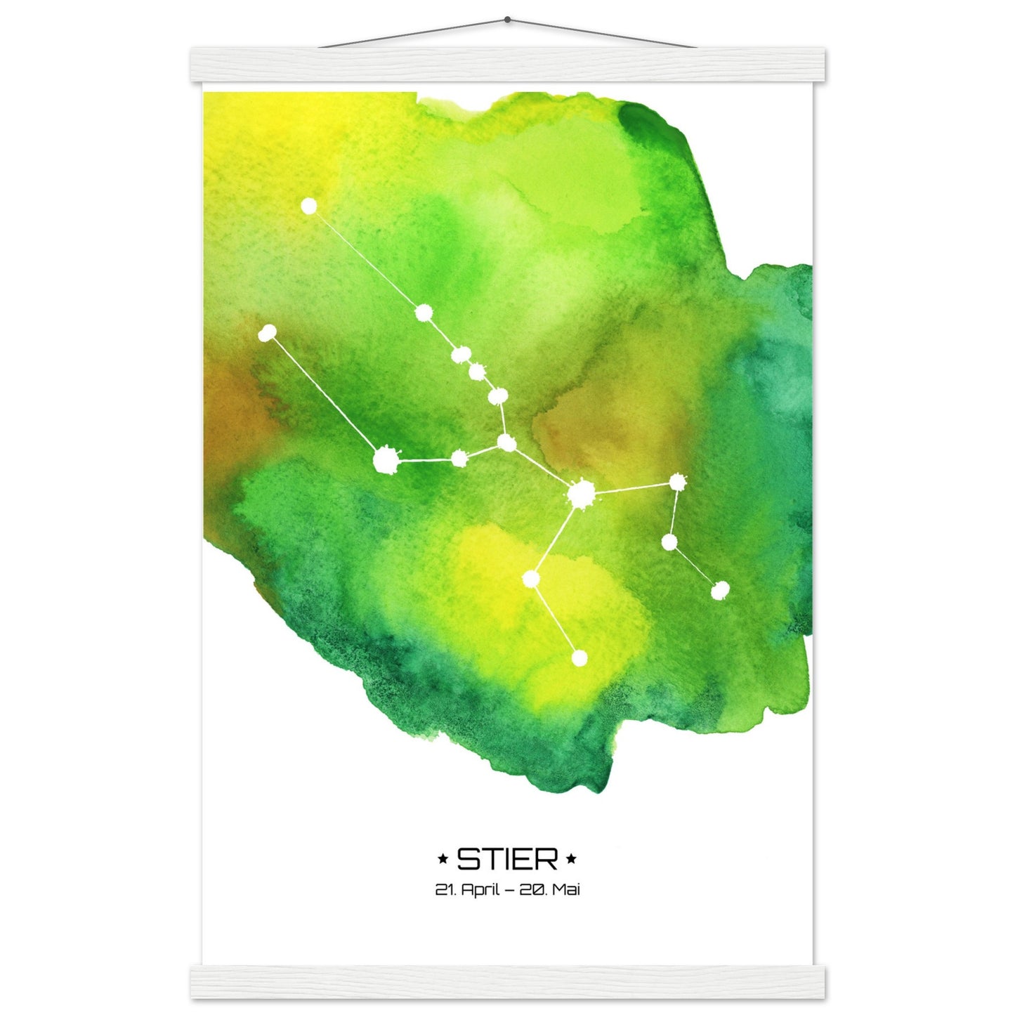 Poster Classic Matt mit Leiste - Sternzeiche Stier