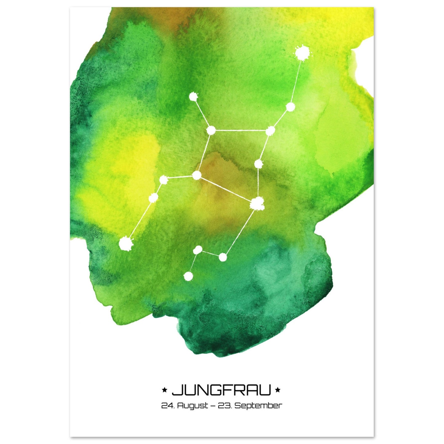 Poster Classic Matt - Sternzeichen Jungfrau