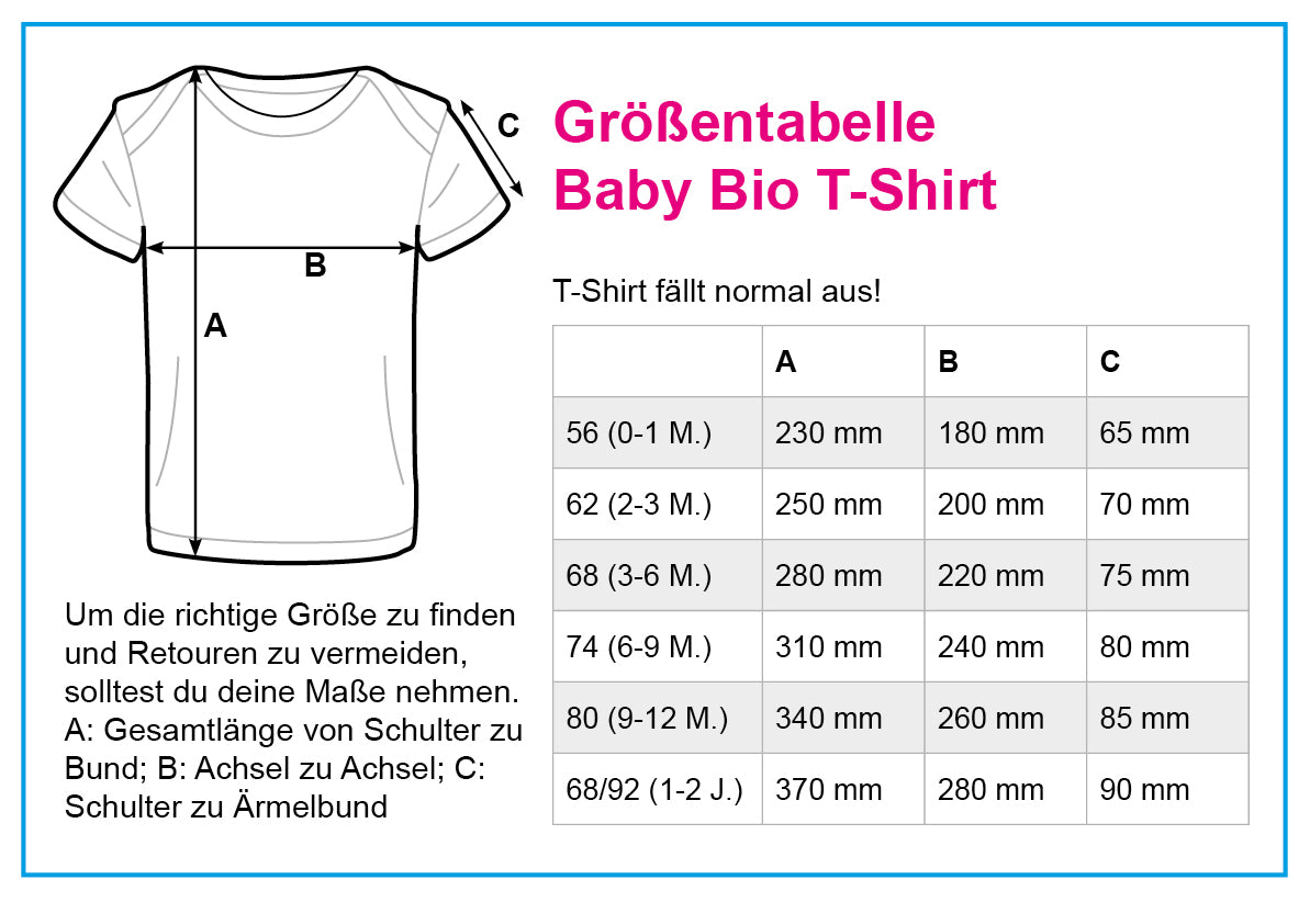 Baby T-Shirt - Bi uns het dat Moin (weiss)