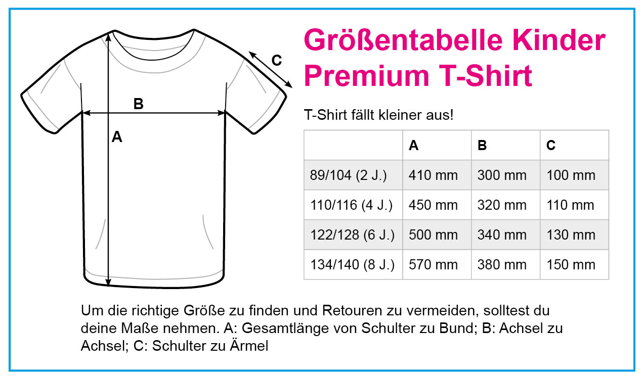Kinder Premium T-Shirt - Moin Anker