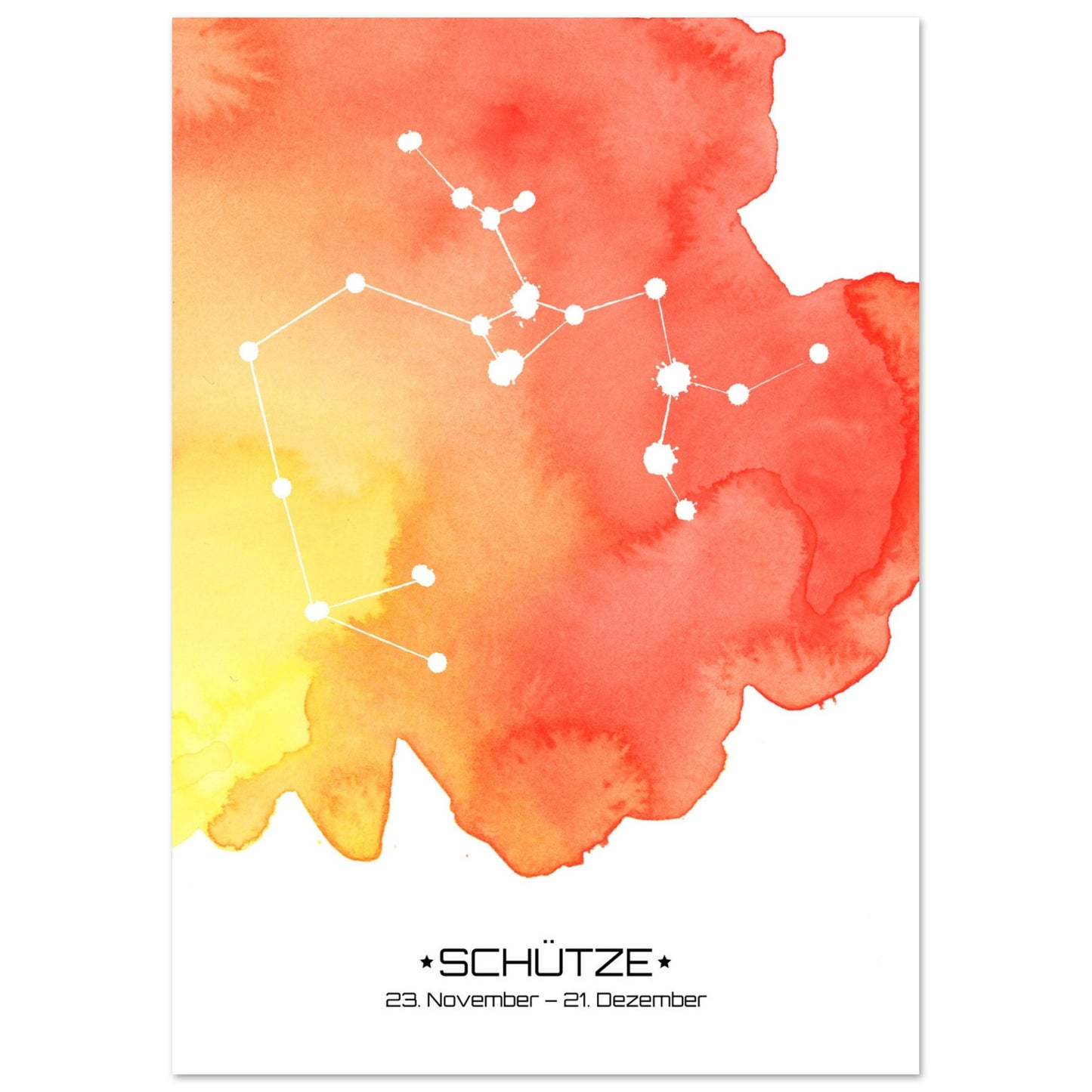 Poster Classic Matt - Sternzeichen Schütze