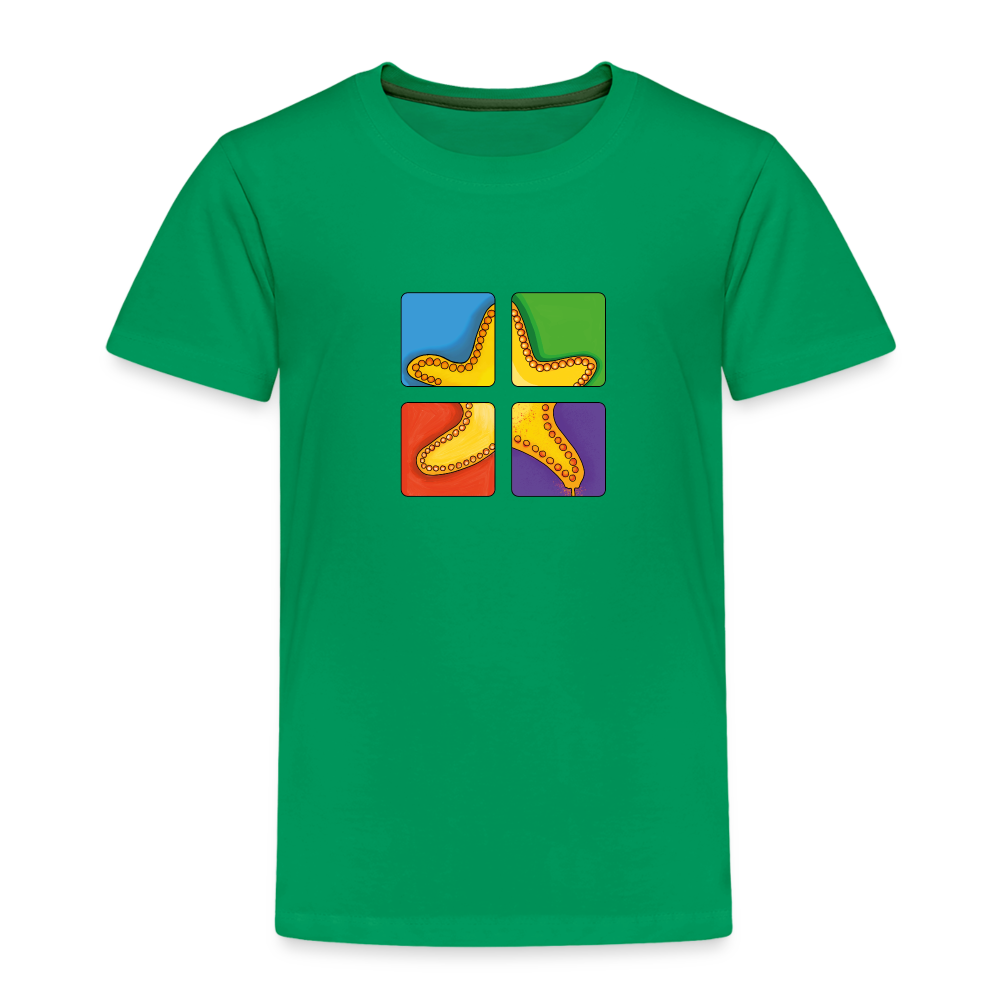 Kinder Premium T-Shirt - Seestern - Kelly Green
