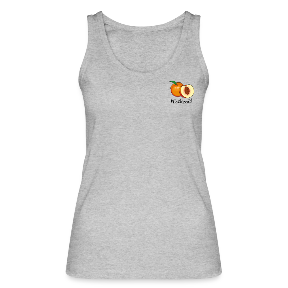 Frauen Bio Tank Top - Plüschappel - Grau meliert