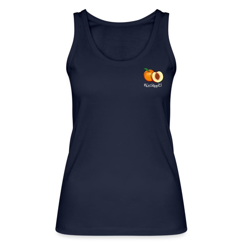 Frauen Bio Tank Top - Plüschappel weiß - Navy