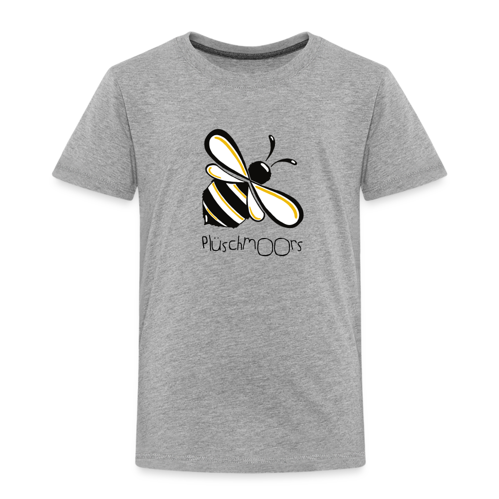 Kinder Premium T-Shirt - Plüschmoors - Grau meliert
