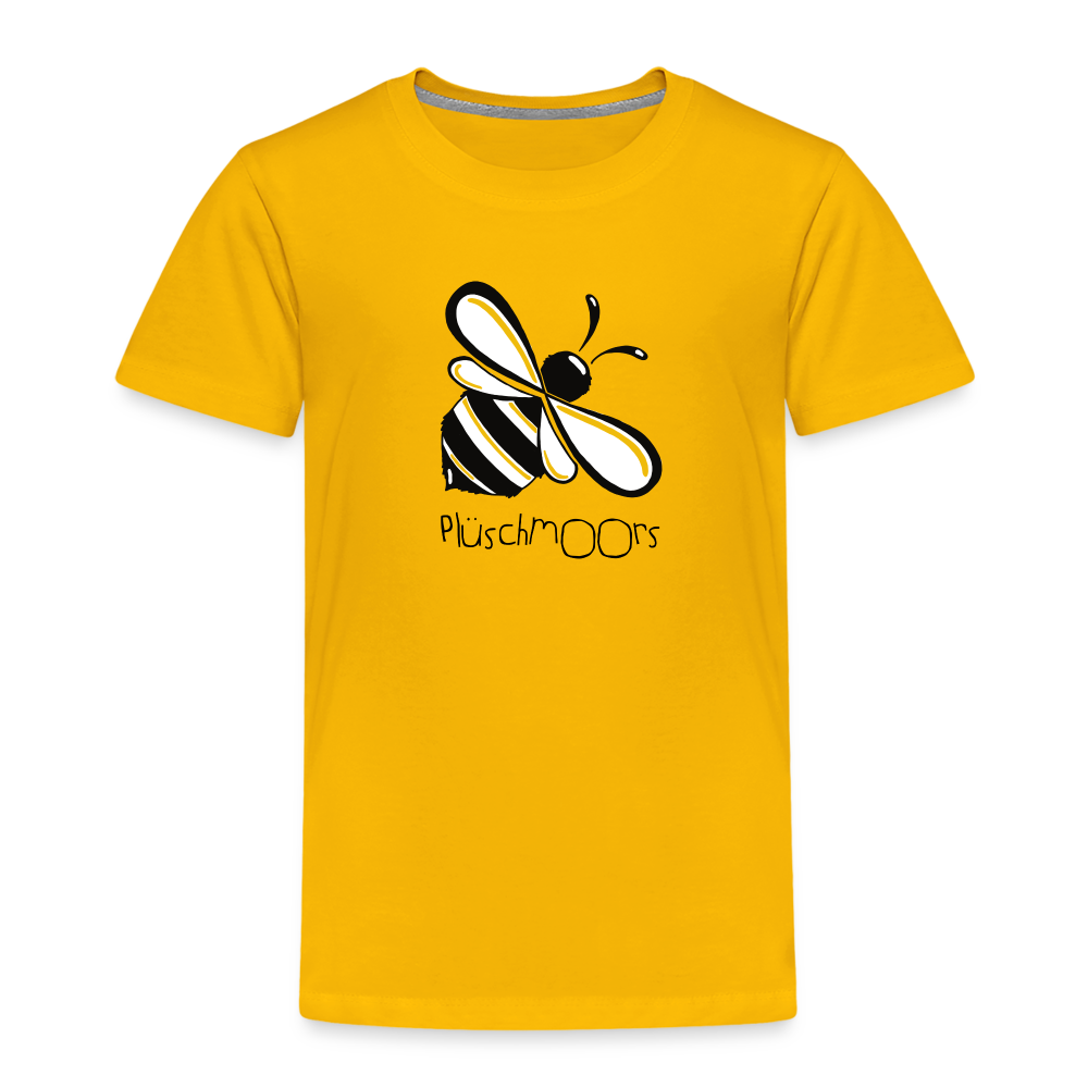 Kinder Premium T-Shirt - Plüschmoors - Sonnengelb