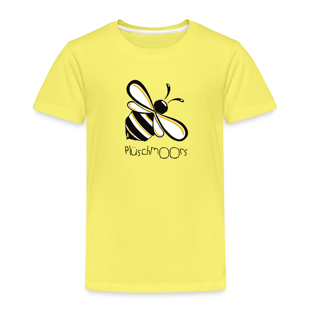 Kinder Premium T-Shirt - Plüschmoors - Gelb