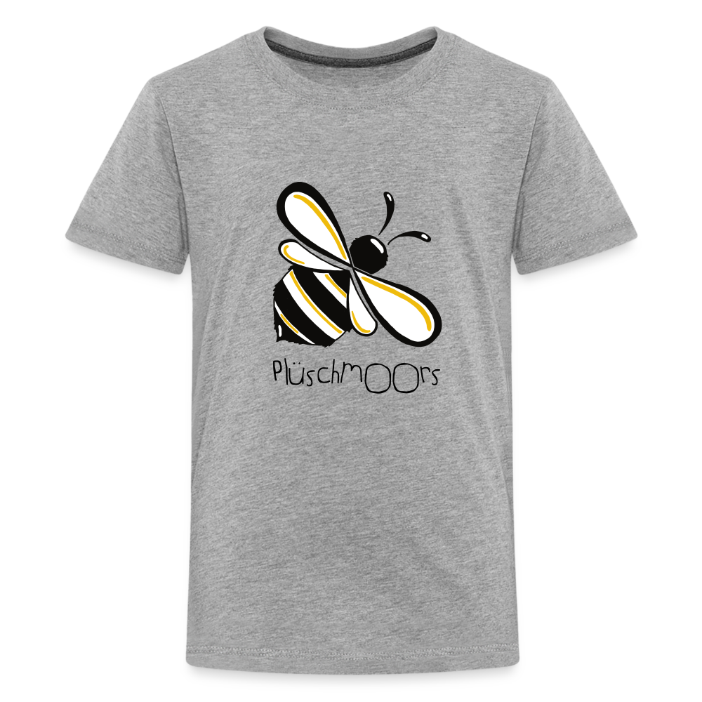 Teenager Premium T-Shirt - Plüschmoors - Grau meliert