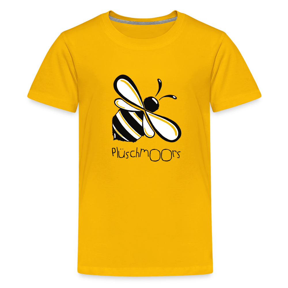 Teenager Premium T-Shirt - Plüschmoors - Sonnengelb