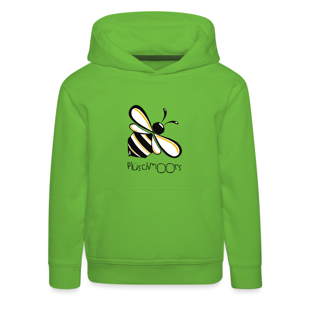 Kinder Premium Hoodie - Plüschmoors - Hellgrün