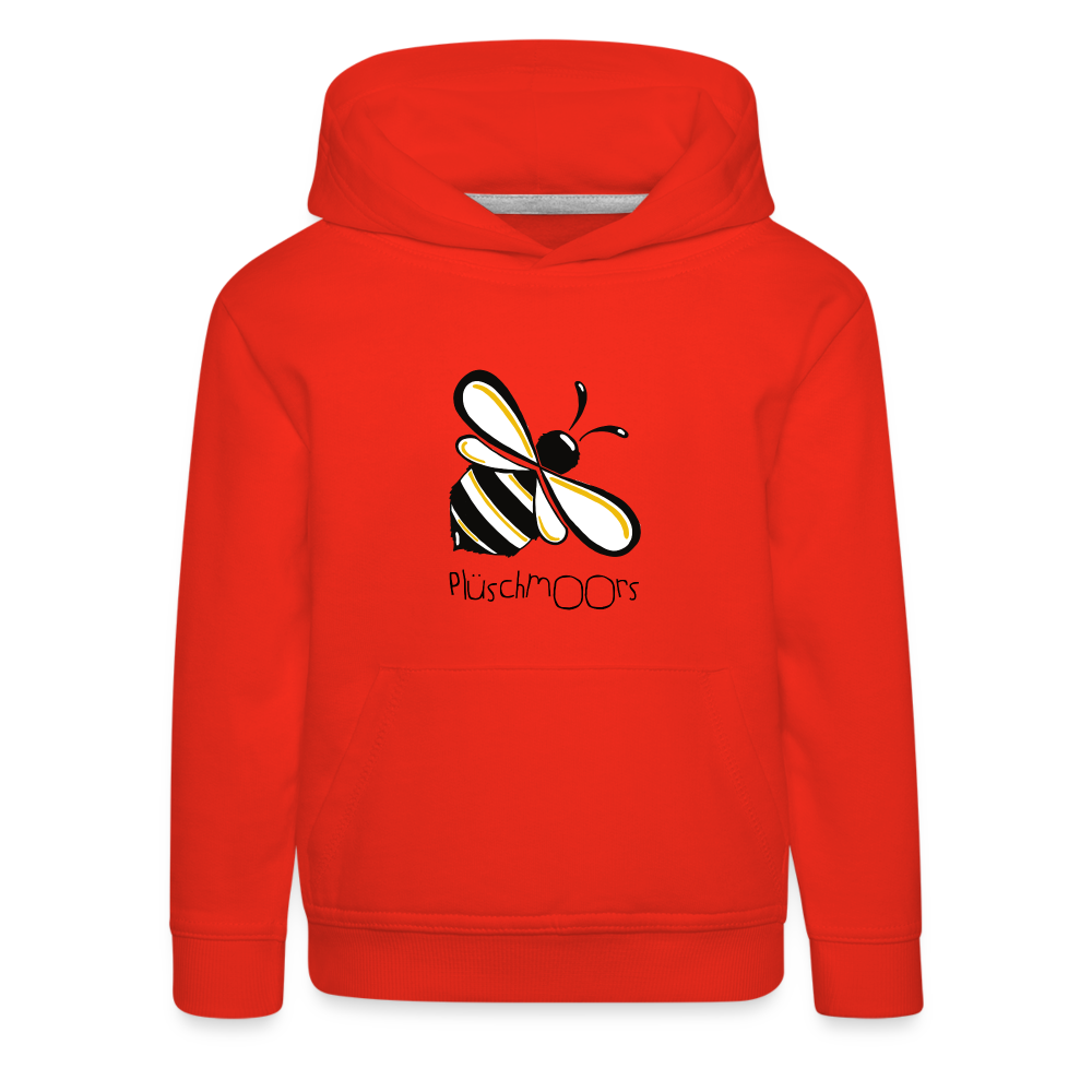 Kinder Premium Hoodie - Plüschmoors - Rot