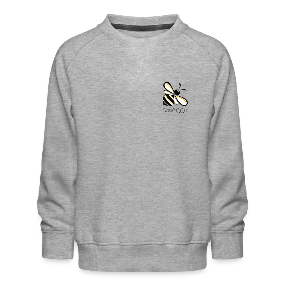 Kinder Premium Pullover - Plüschmoors - Grau meliert