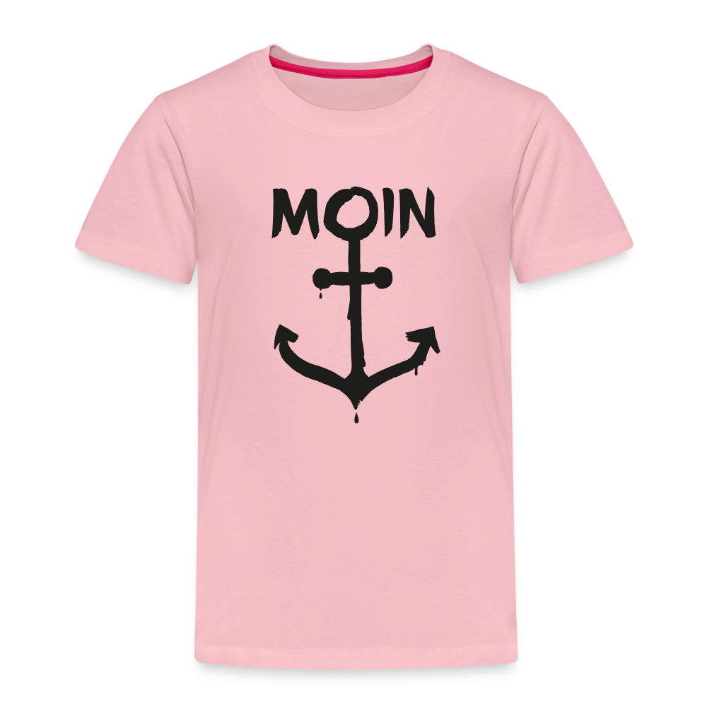 Kinder Premium T-Shirt - Moin Anker - Hellrosa