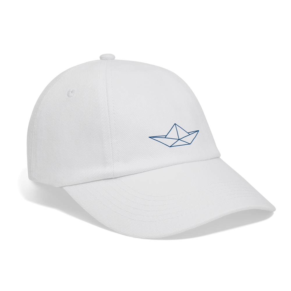 Baseballkappe - Origami Boot - Weiß/Weiß
