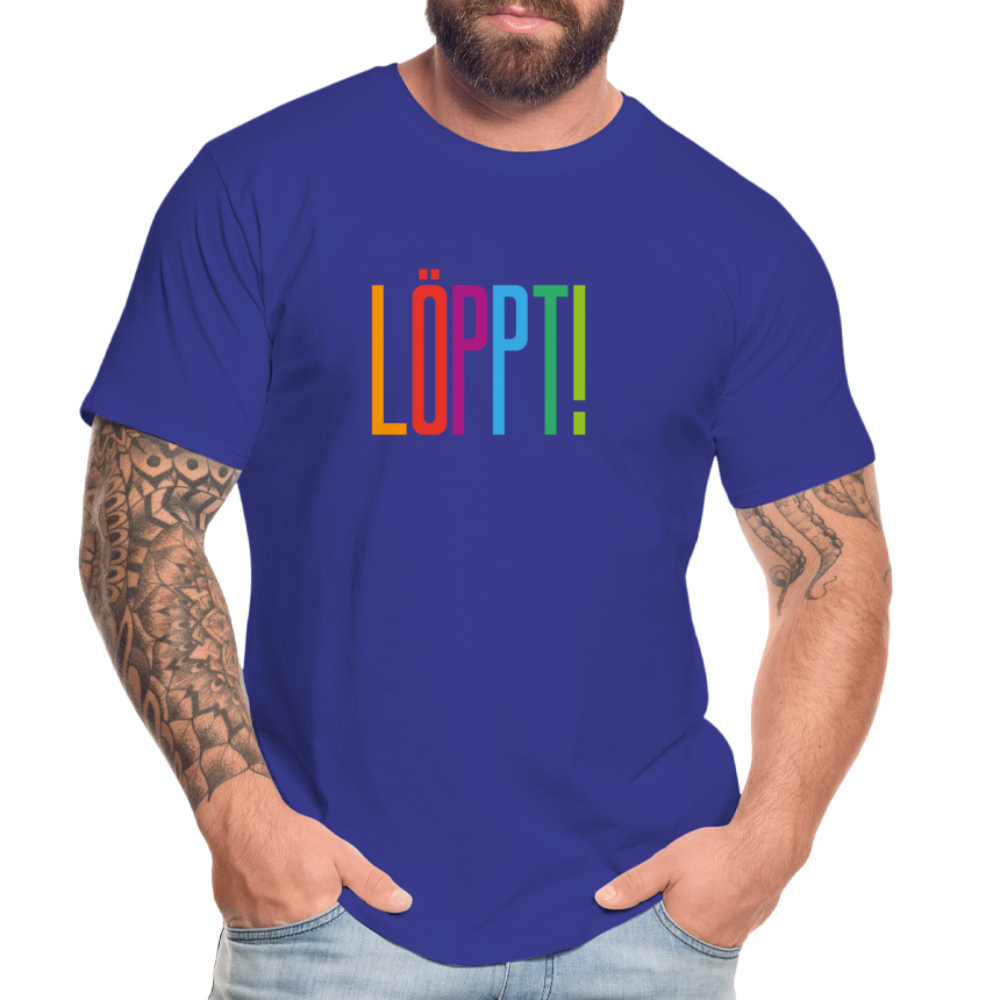 Männer Premium Bio T-Shirt - Löppt! - Königsblau