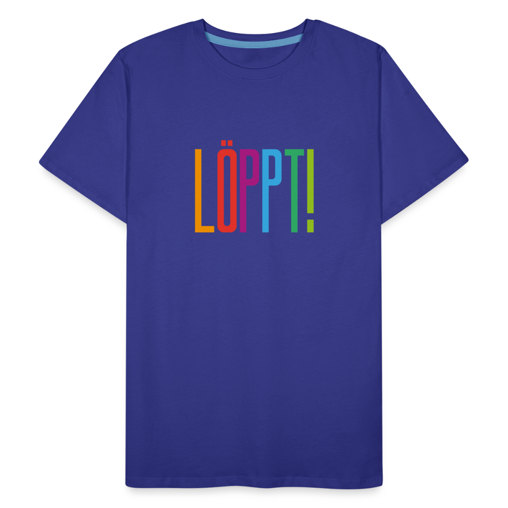 Männer Premium Bio T-Shirt - Löppt! - Königsblau