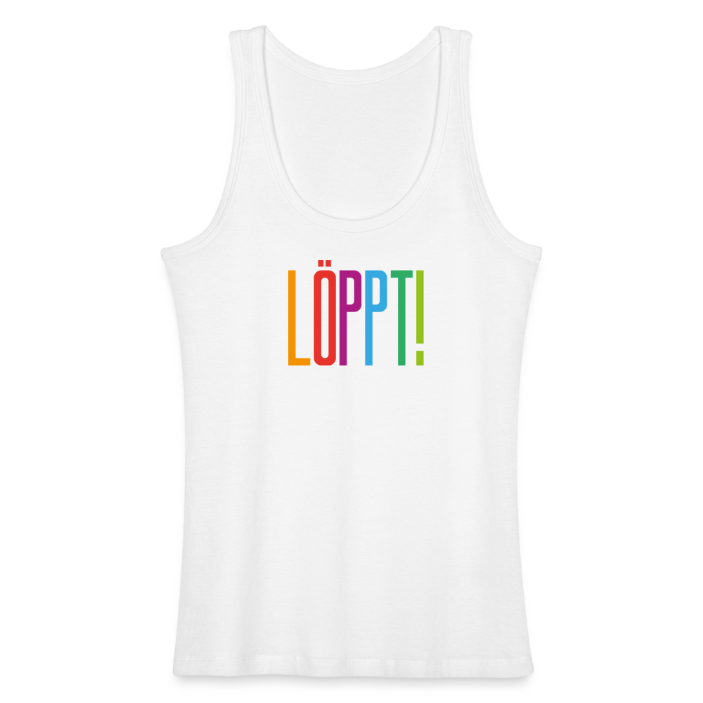 Frauen Bio Tank Top - Löppt! - weiß