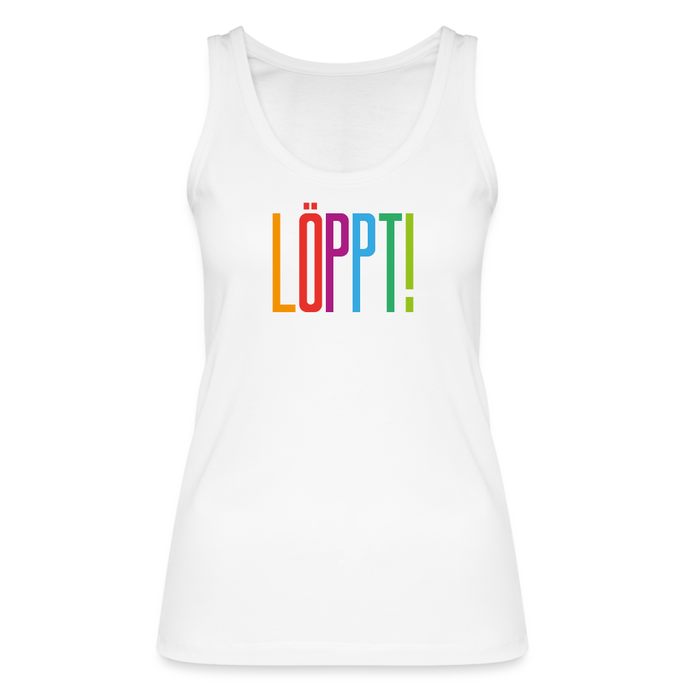 Frauen Bio Tank Top - Löppt! - weiß