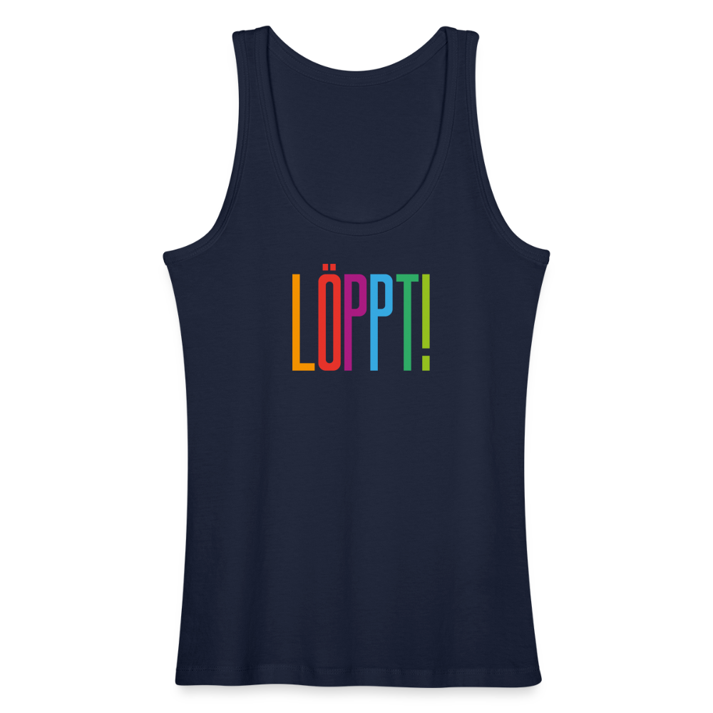 Frauen Bio Tank Top - Löppt! - Navy