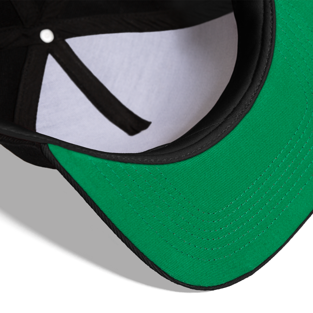 Snapback Cap - Löppt! - Schwarz/Schwarz