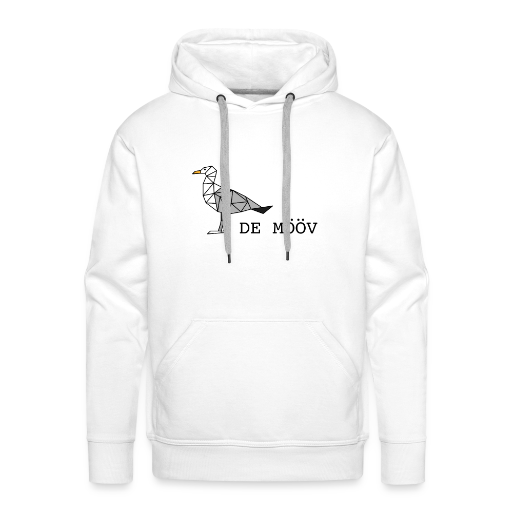 Männer Premium Hoodie - de Mööv - weiß