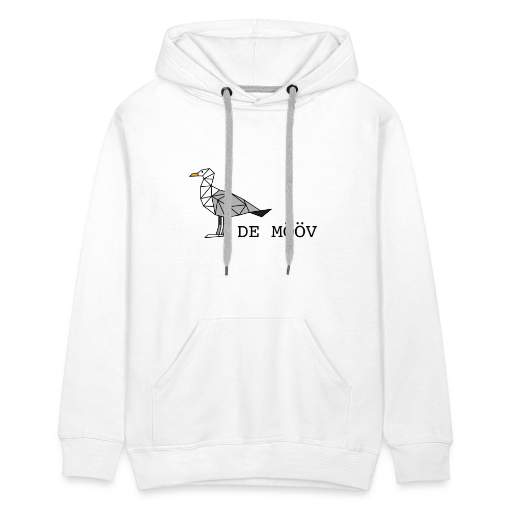 Männer Premium Hoodie - de Mööv - weiß