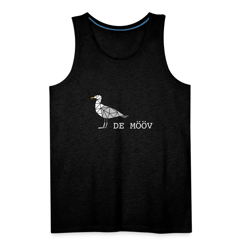 Männer Premium Tank Top - de Mööv (weiss) - Anthrazit